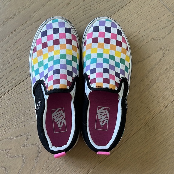 Checkered Rainbow Vans - Picture 3 of 3
